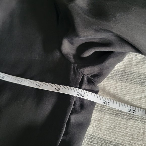 Armani Jeans Black Cupro Blazer - Picture 15 of 16